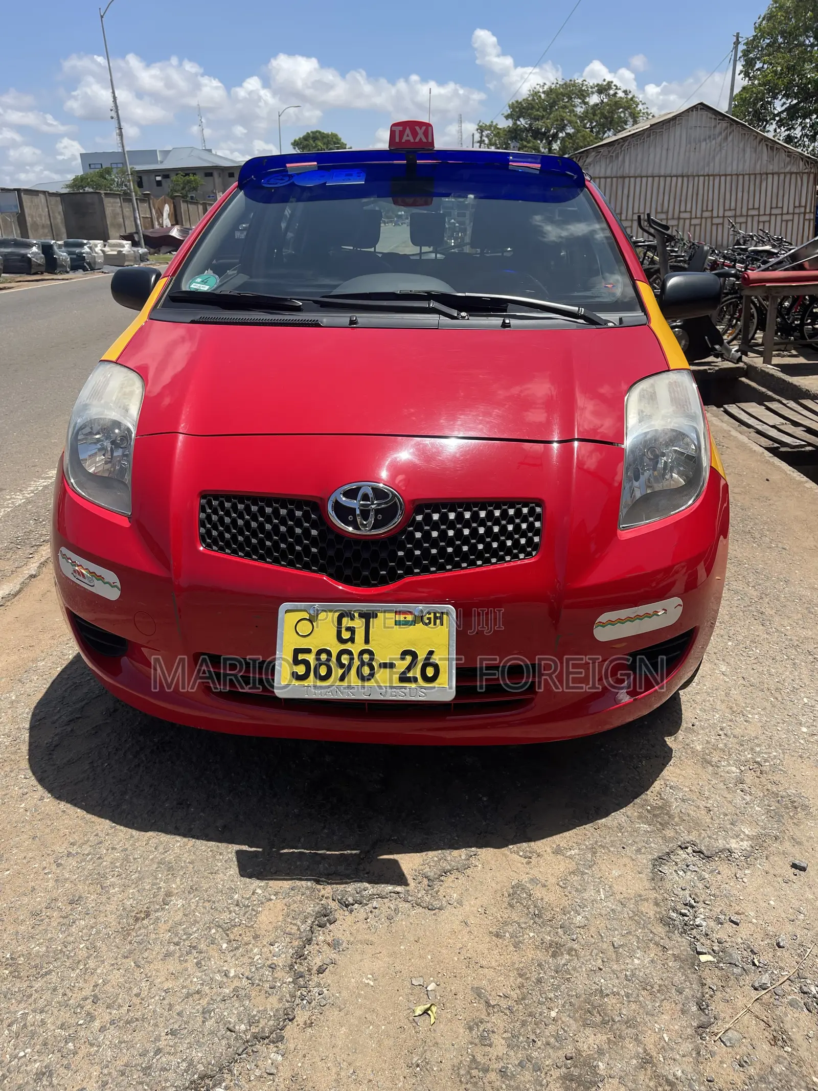 Toyota Yaris 2011 Red