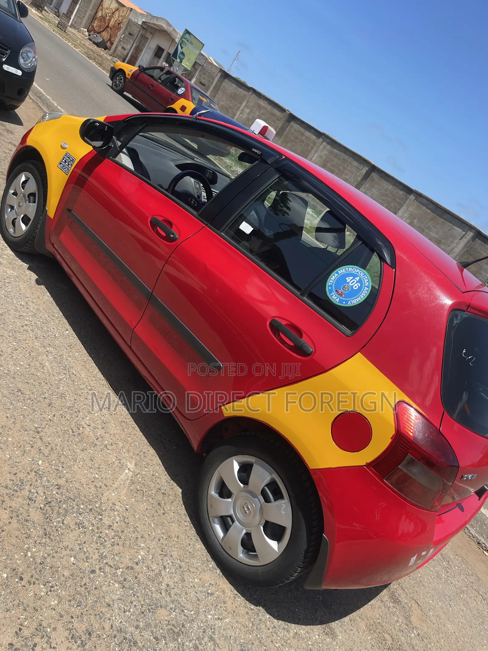 Toyota Yaris 2011 Red