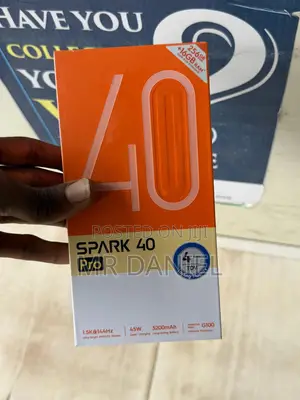 New Tecno Spark 40 Pro 256 GB White