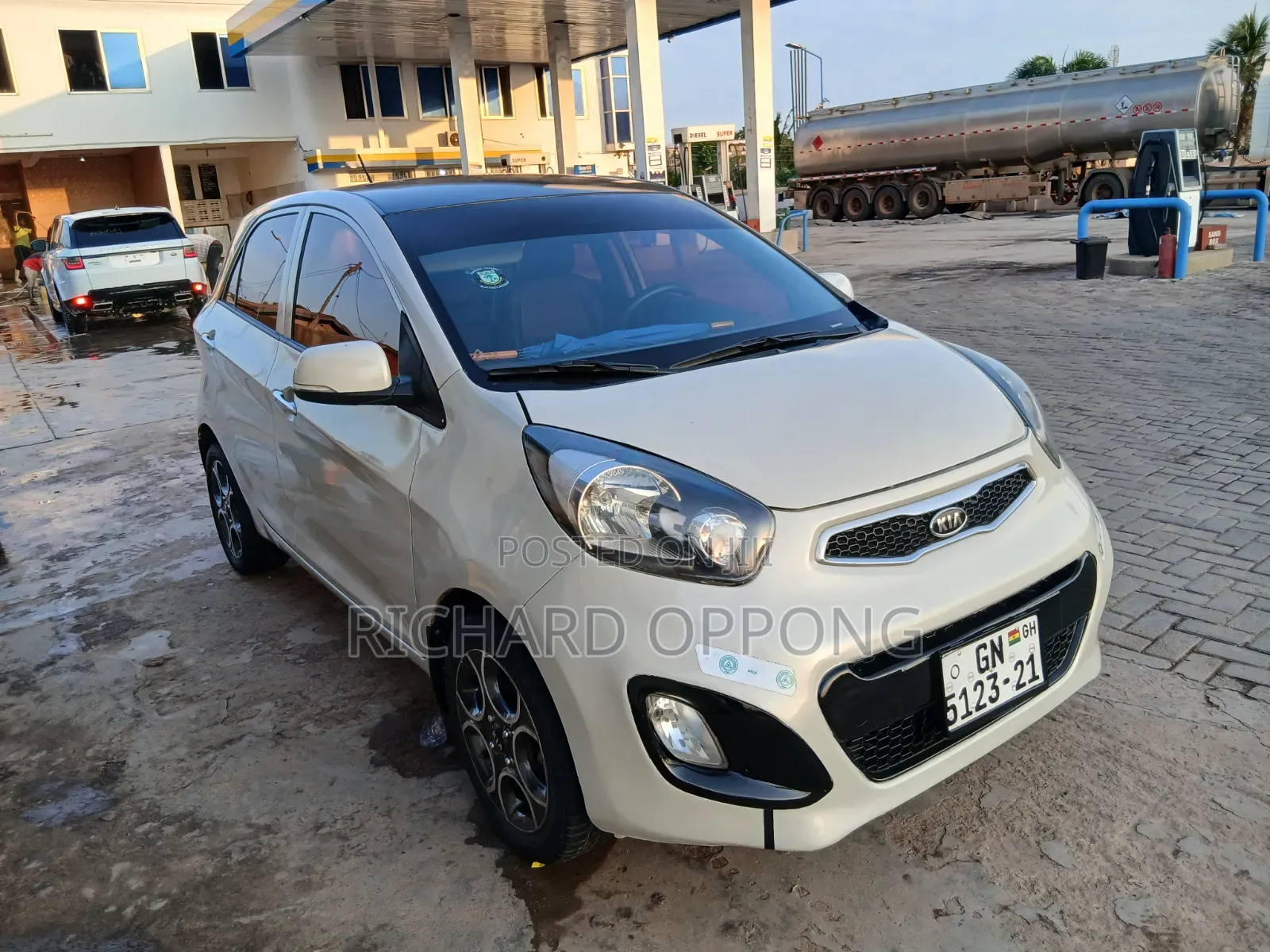 Kia Morning 2012 Off white
