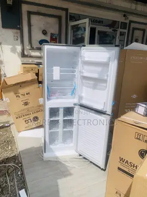 Cool Price Double Door Fridge TCL 185tfs Grudge Grey.
