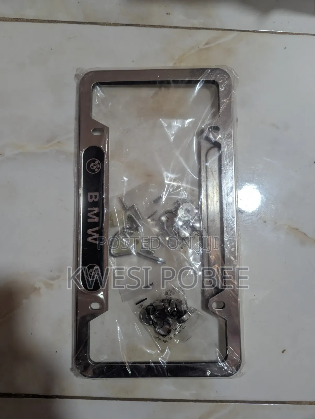 BMW Number Plate Cover