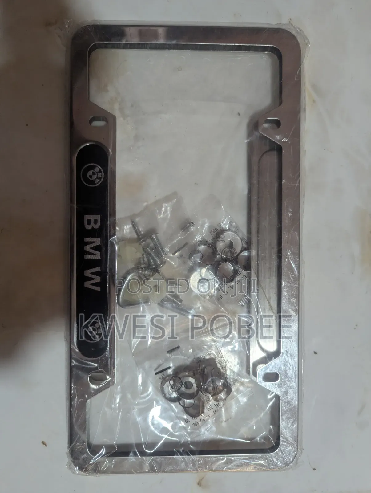 BMW Number Plate Cover