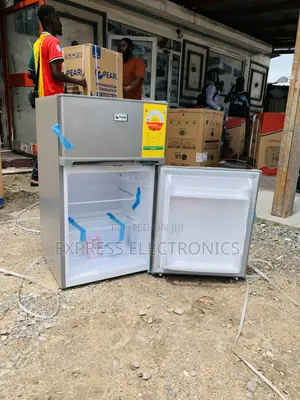 Very Cool Orice Double Door Mini Fridge Pearl Pf-235t