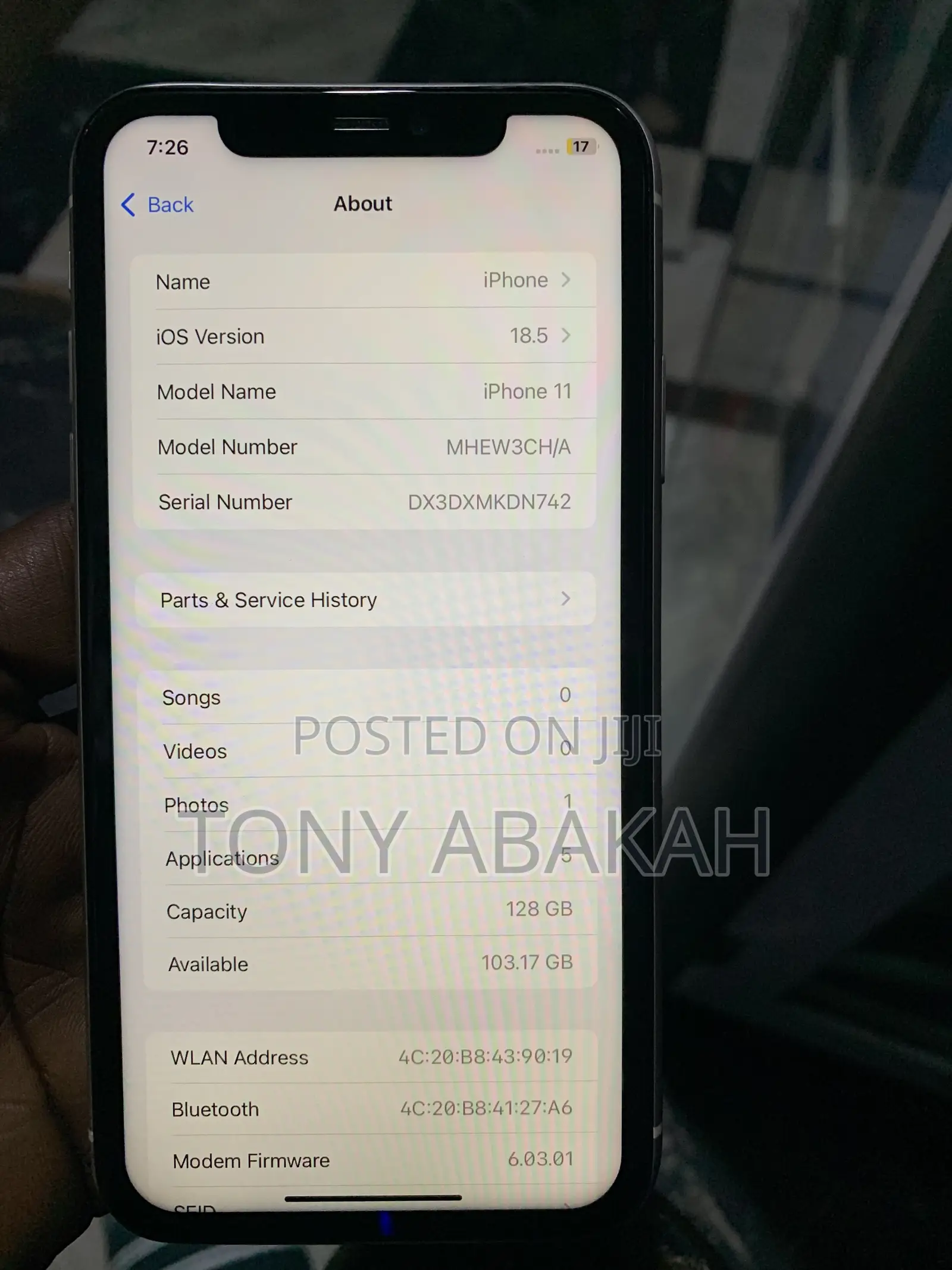 Apple iPhone 11 128 GB White