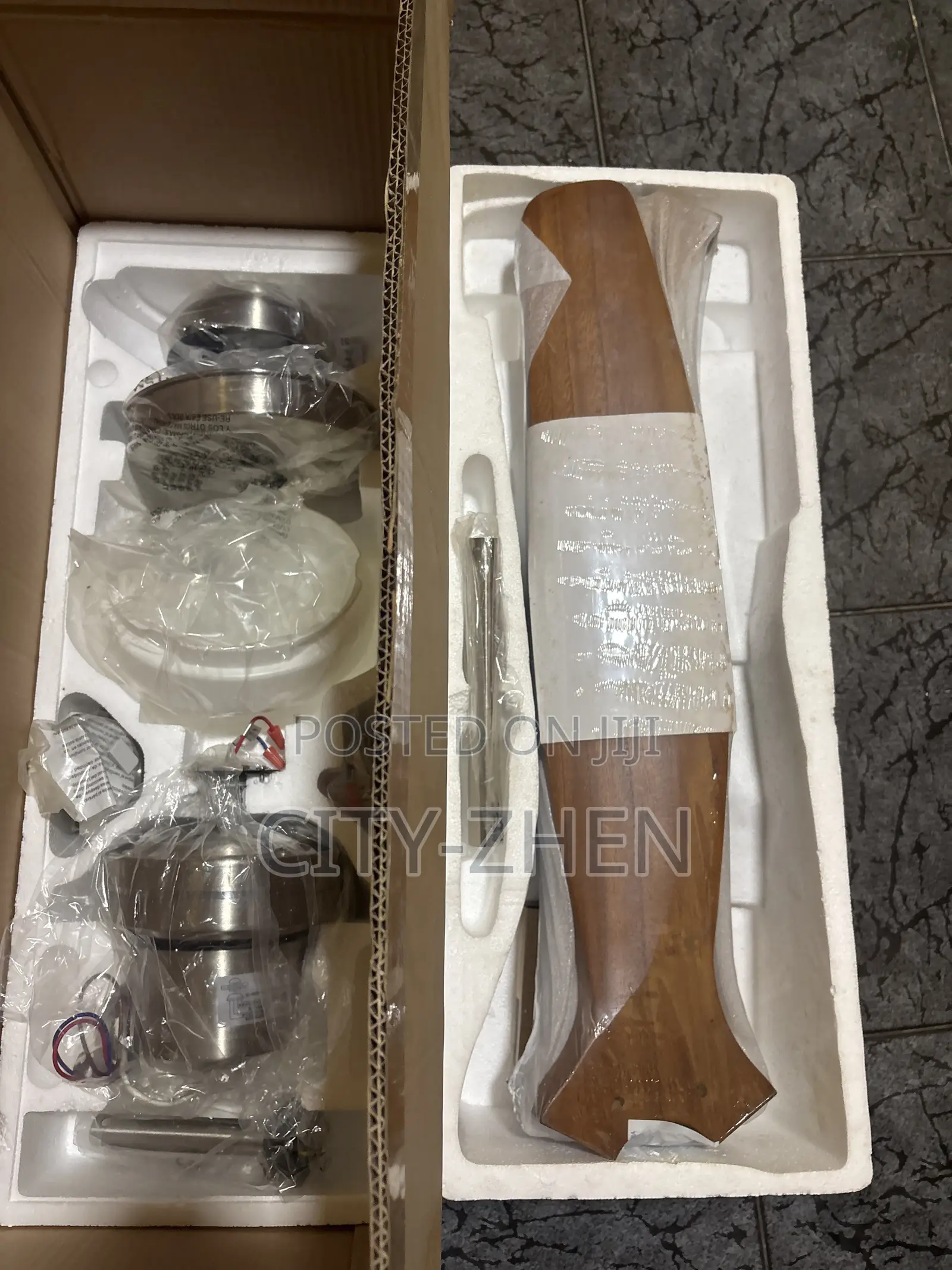 Wooden Ceiling Fan With Light