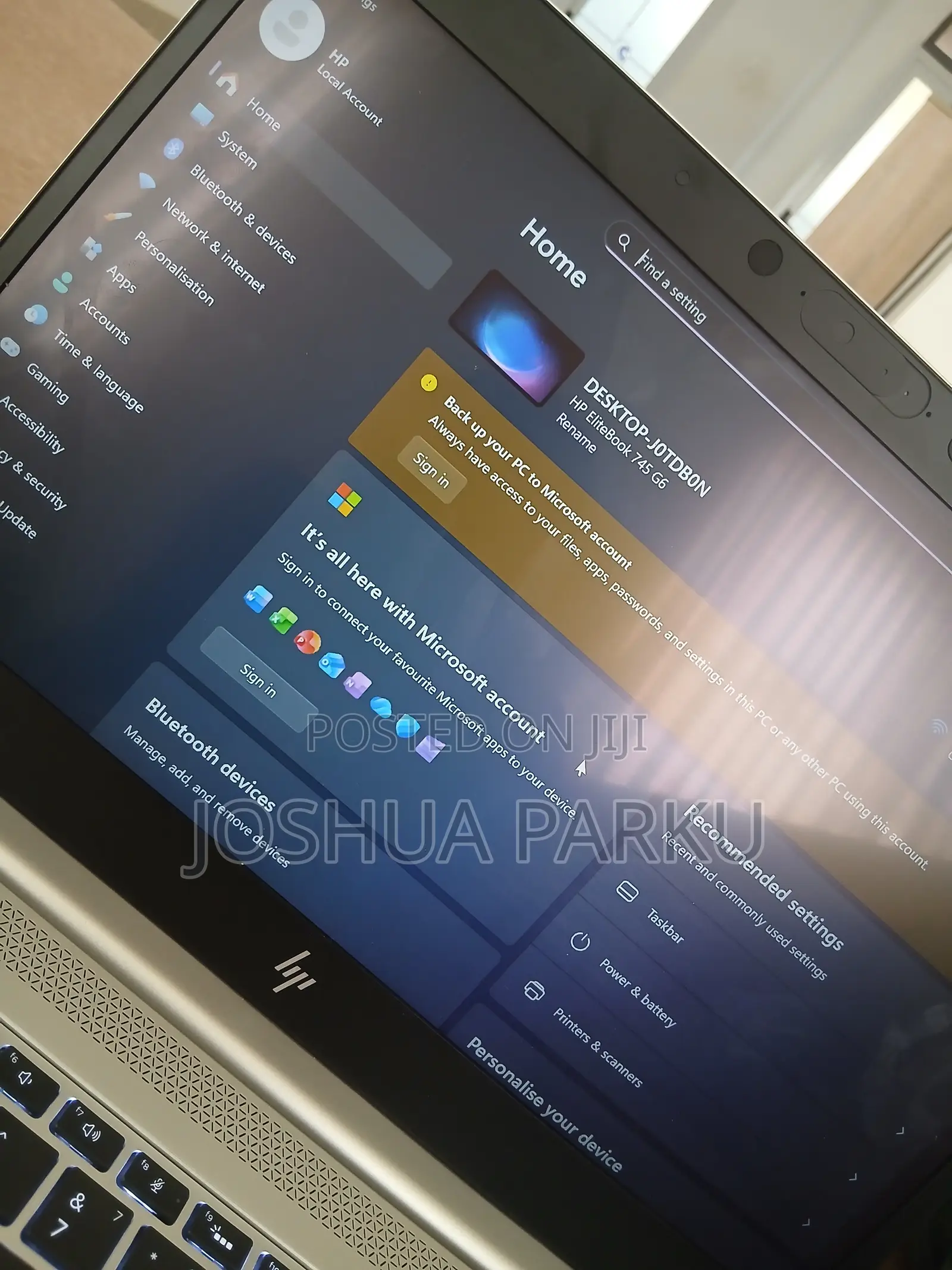 New Laptop HP EliteBook 840 G6 16GB AMD Ryzen 5 SSD 256GB