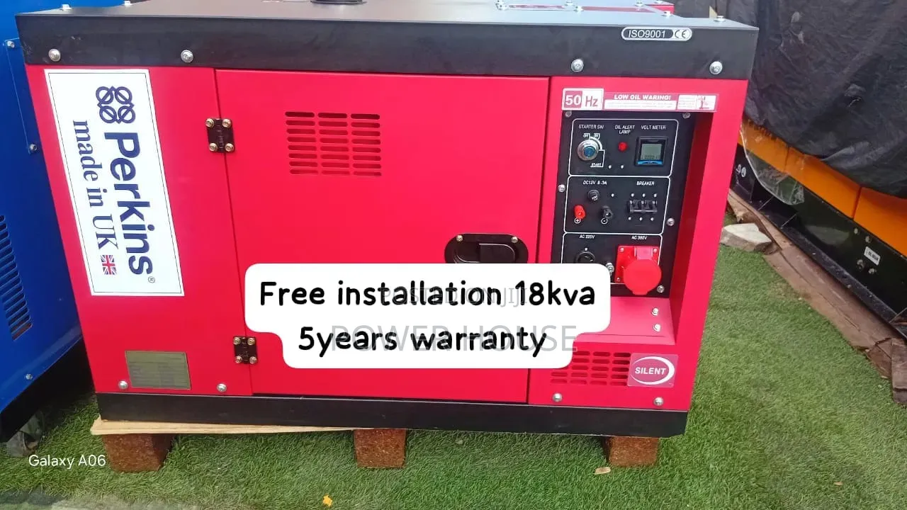Strong, Silent Reliable – Perkins 18kva Diesel Generator Ready 18kva