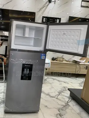Unique Pearl Pf-252twd-5e 204l Dispenser Fridge Doubledoor Topmount