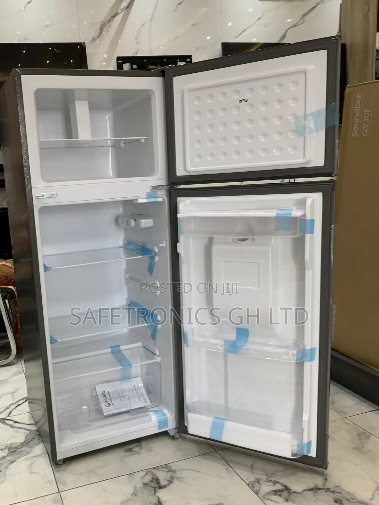 Sealed Pearl Pf-252twd-5e 204l Dispenser Fridge Doubledoor Topmount