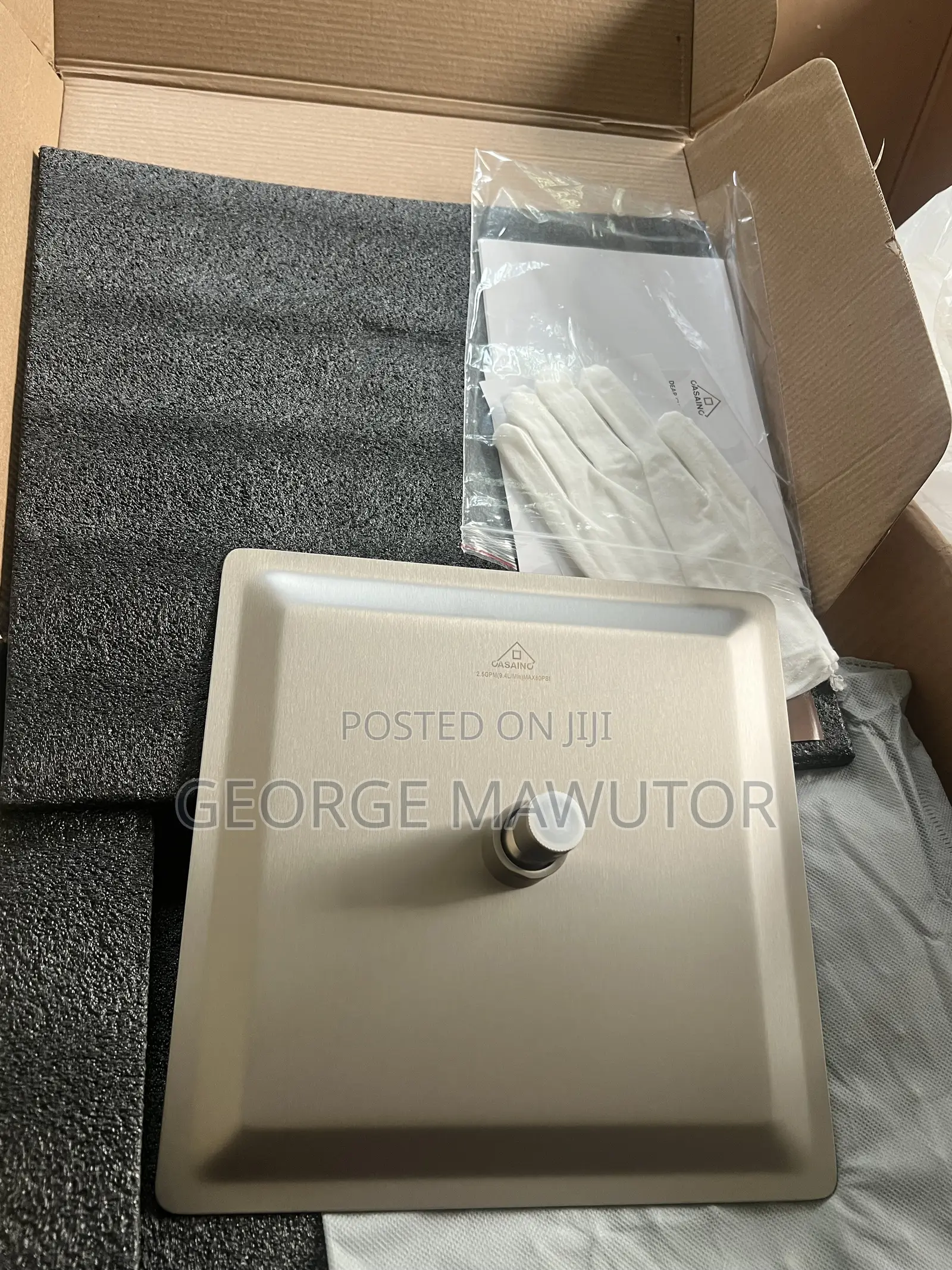 9" Wall Mount Rain Shower Head System Single Faucet (Valve Included)