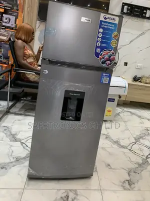 Secure Pearl Pf-252twd-5e 204l Dispenser Fridge –Double Door Top-Mount