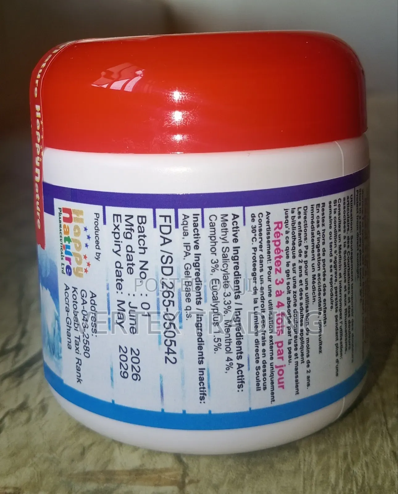 Pain Ice Analgesic Gel - Fast Relief From Joint Pain And Body Aches