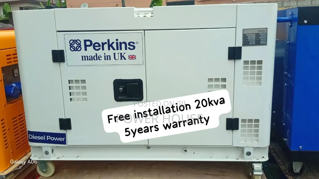 Keep Your Business Running – Perkins 20kva Diesel Generator Available