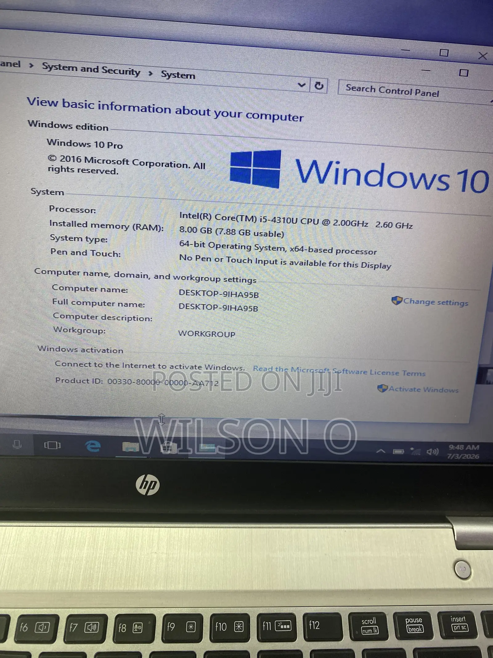 Laptop HP EliteBook Folio 9480M 8GB Intel Core i5 HDD 500GB