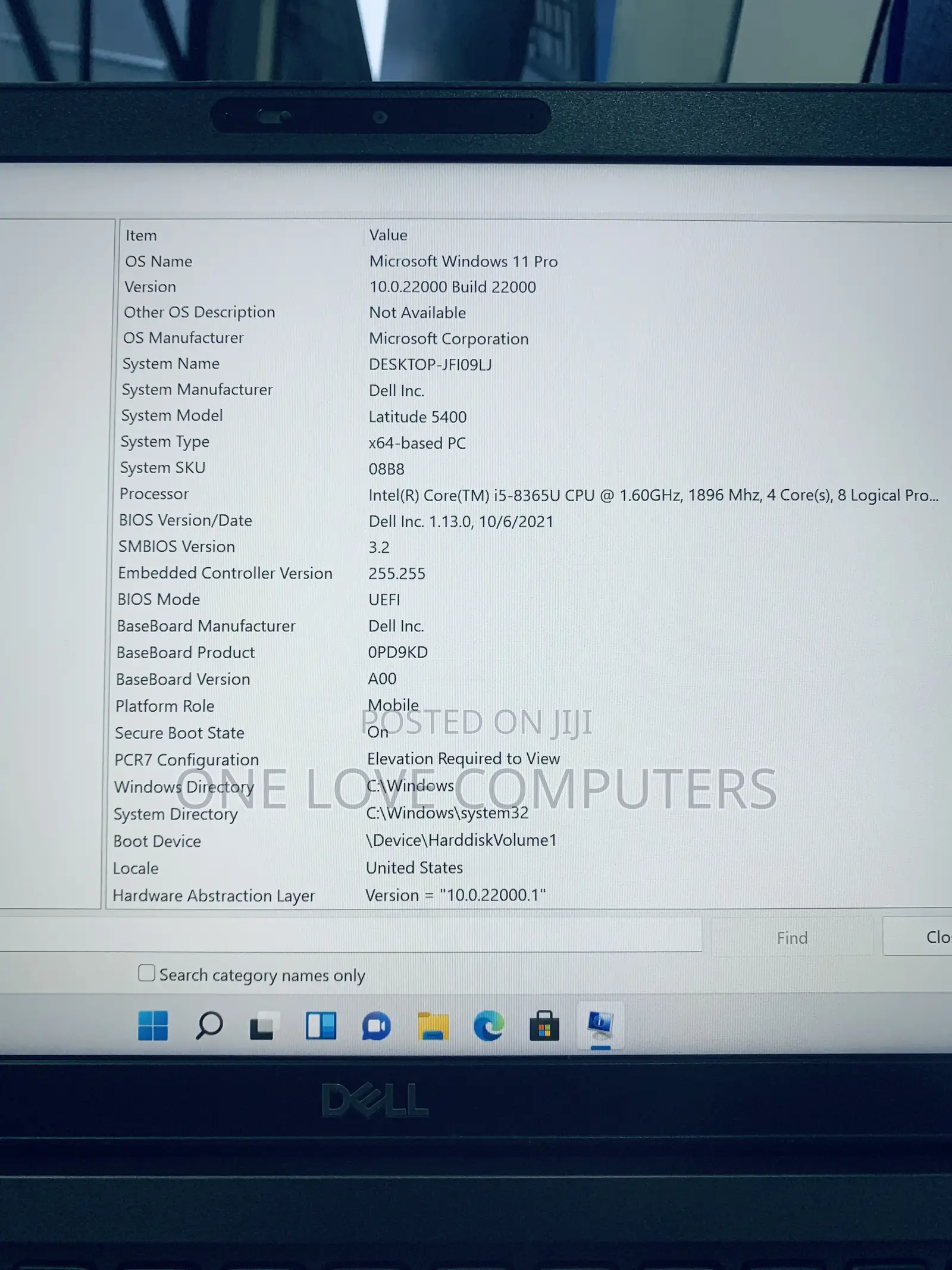 Laptop Dell Latitude 5400 8GB Intel Core i5 SSD 256GB
