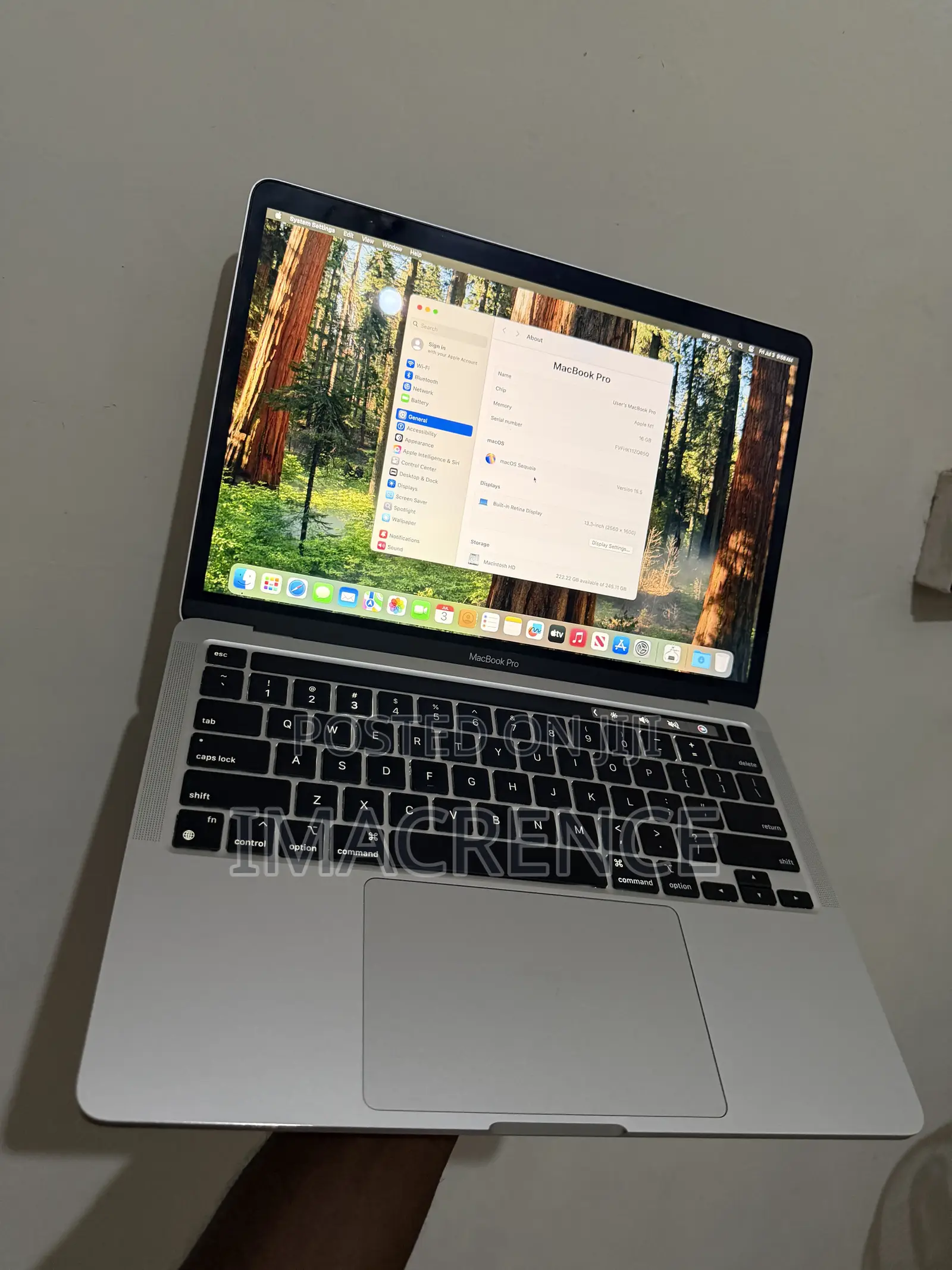 Laptop Apple MacBook Pro 2021 M1 16GB Apple M1 SSD 256GB