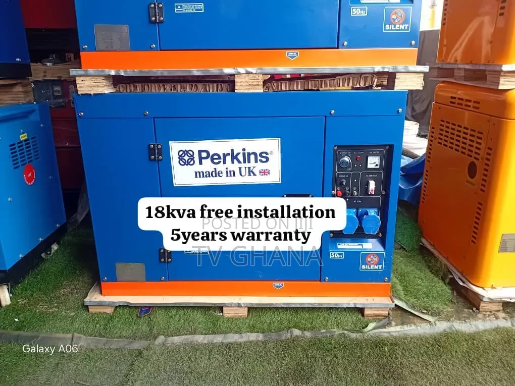 Perkins Generator 18kva. Reliable From Dawn to Dusk18kva