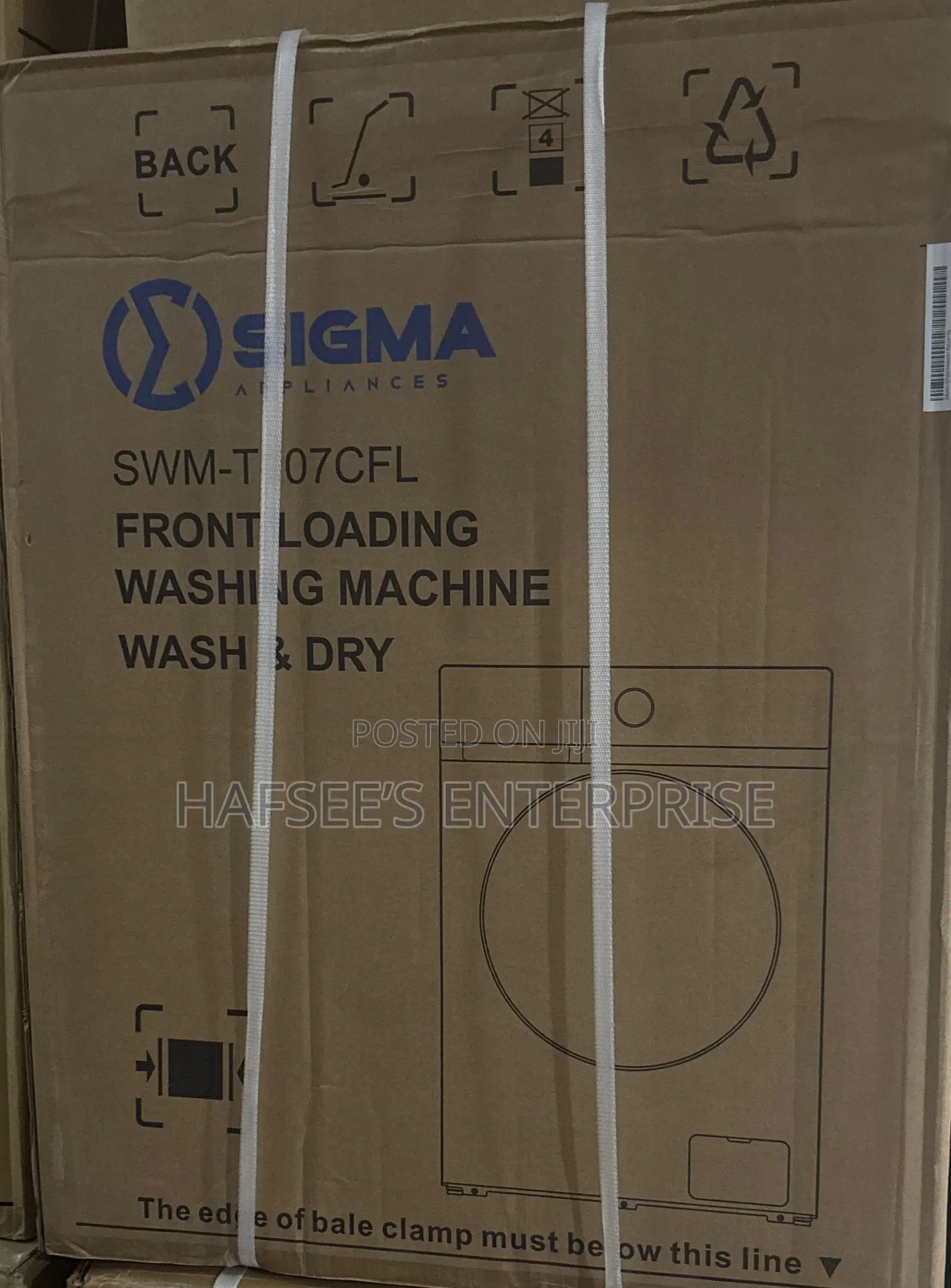 Sigma 10.5kg Front Load Washing Machine Wash and Dry