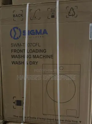 Sigma 10.5kg Front Load Washing Machine Wash and Dry