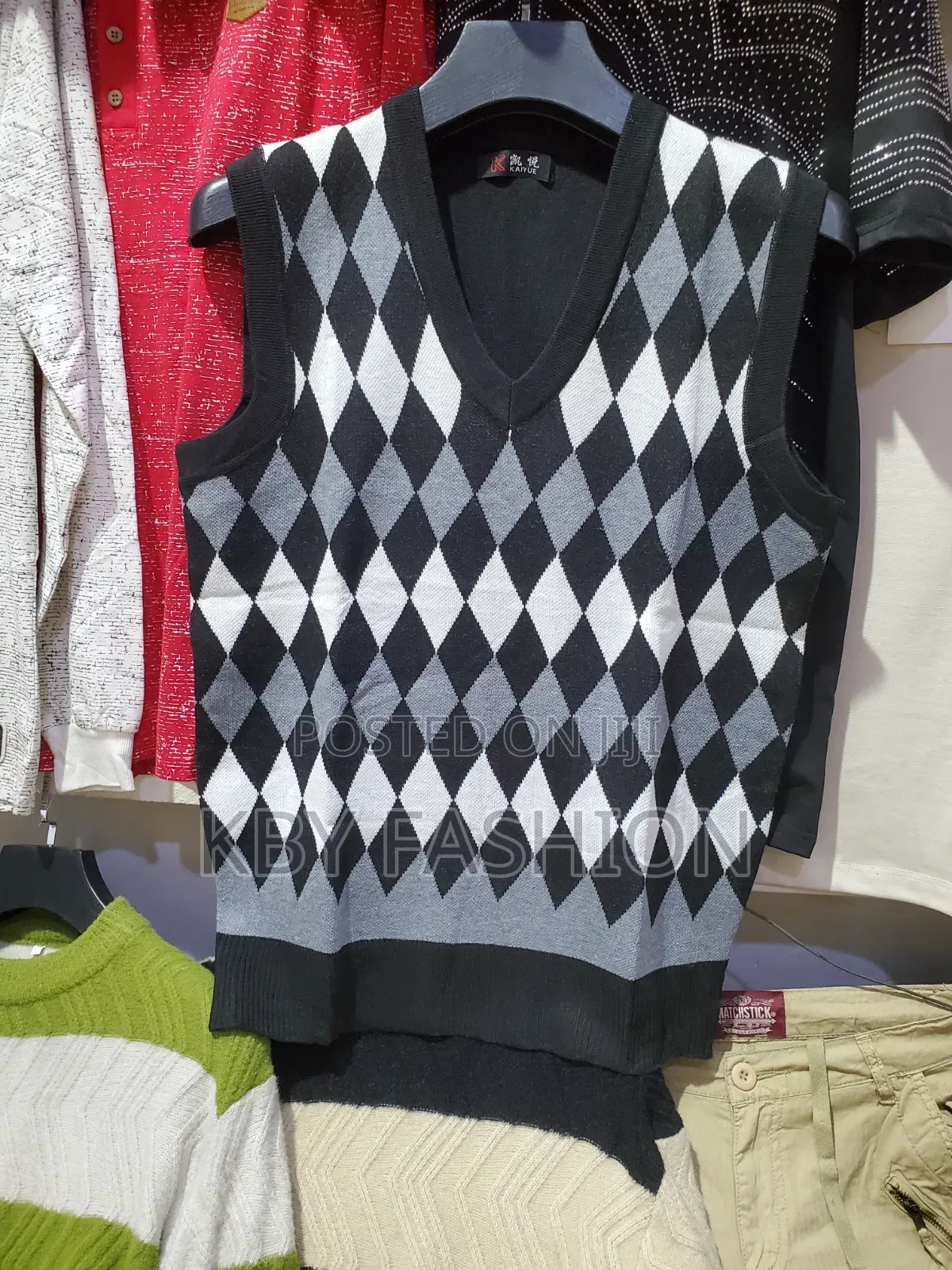 Knitted Vest v-Neck