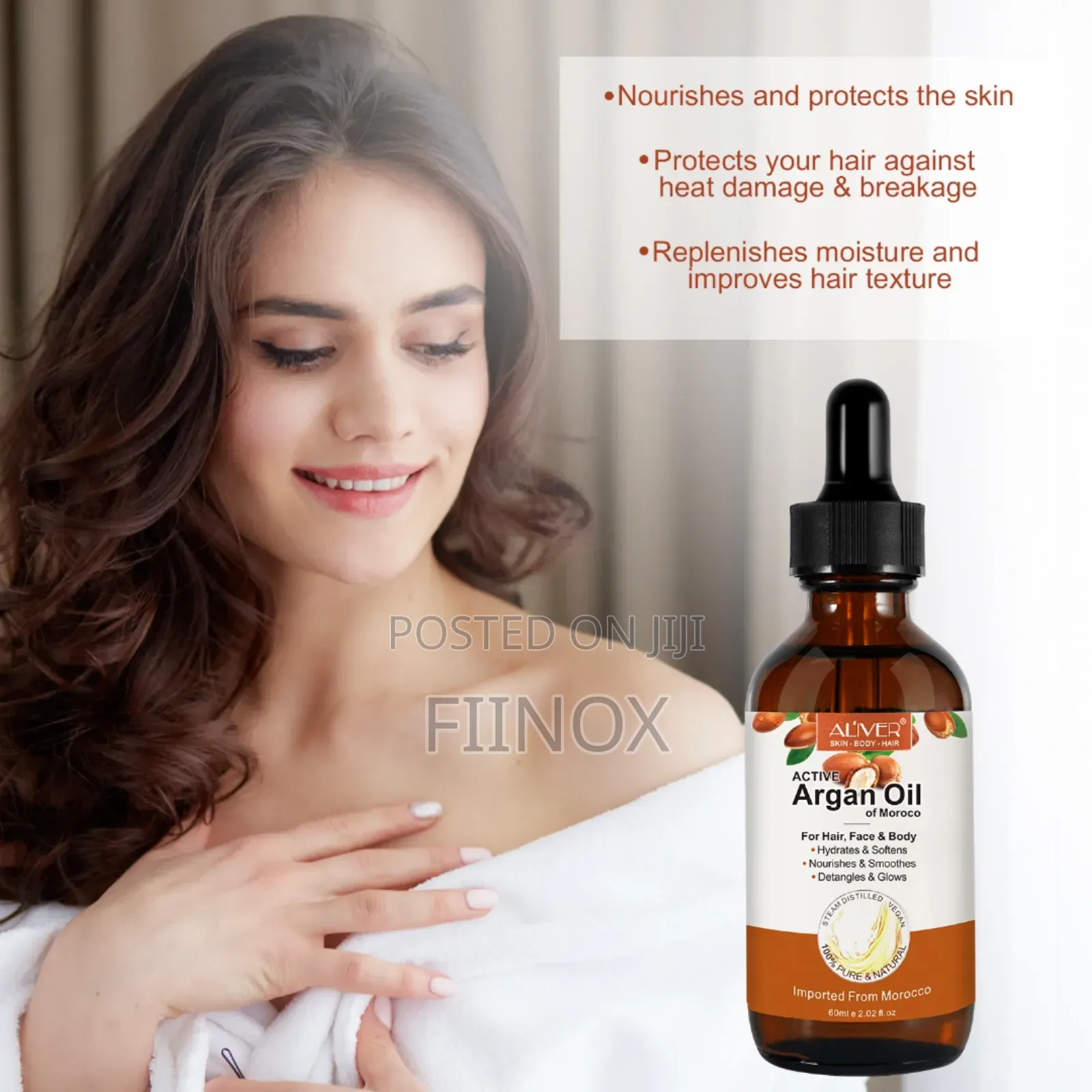 100% Organic Argan Oil Of Morocco For Healthy Hair And Skin