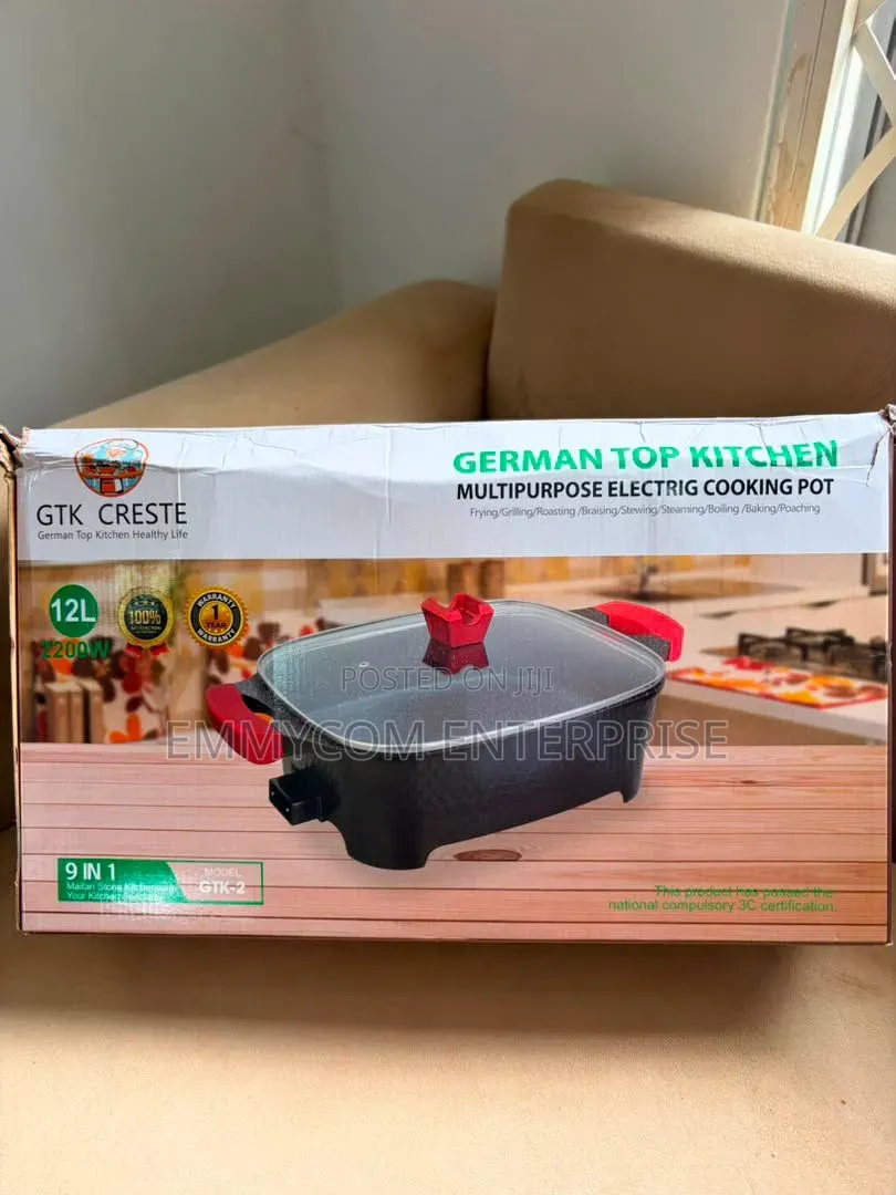 German 12l Multinational Electric Pan GHC 530