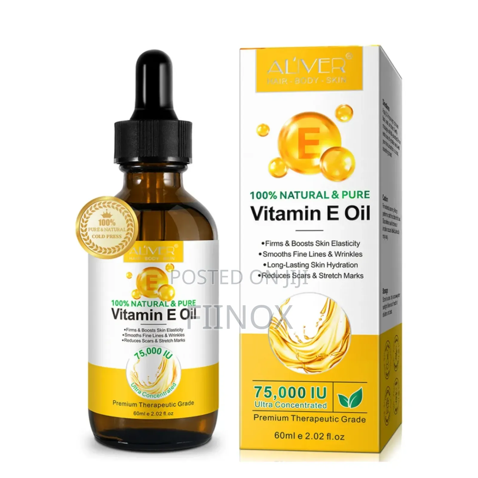 Vitamin E for Scars, Stretch Marks and Smooths Face Wrinkle