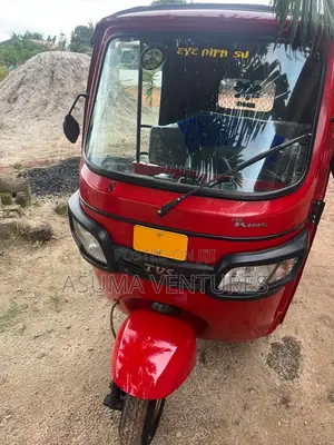 TVS King Deluxe Plus iTouch Start 2025 Red