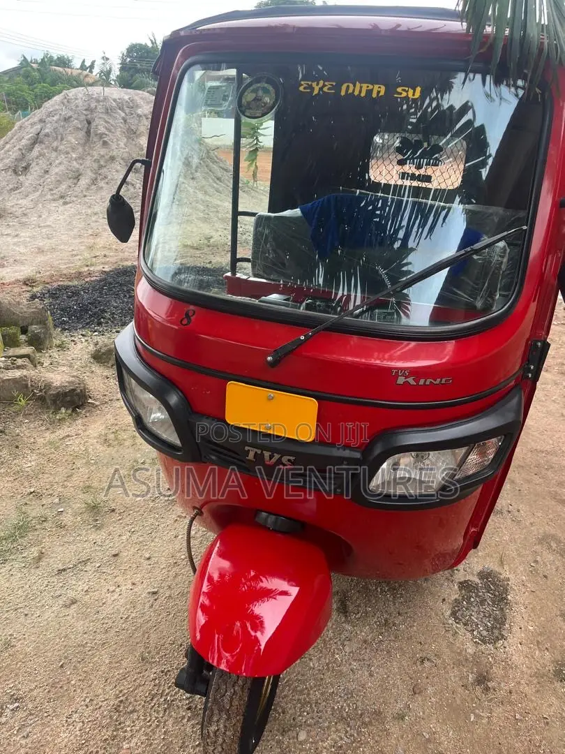 TVS King Deluxe Plus iTouch Start 2025 Red
