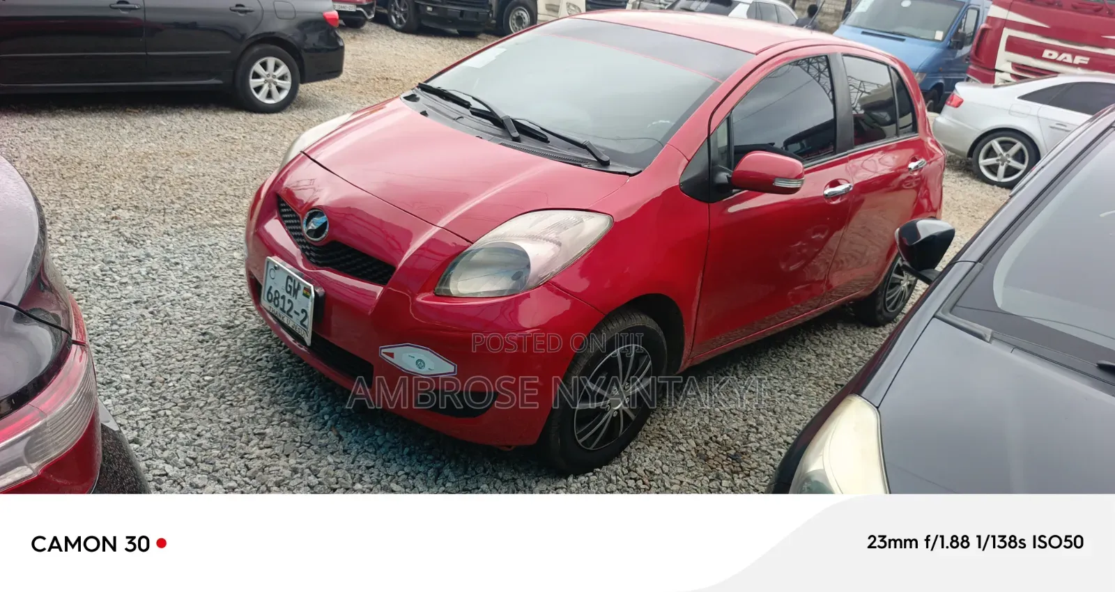 Toyota Vitz 2010 Red