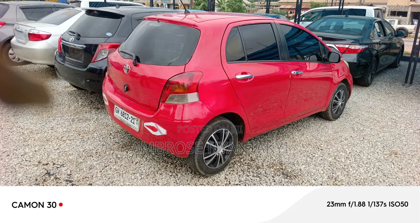 Toyota Vitz 2010 Red