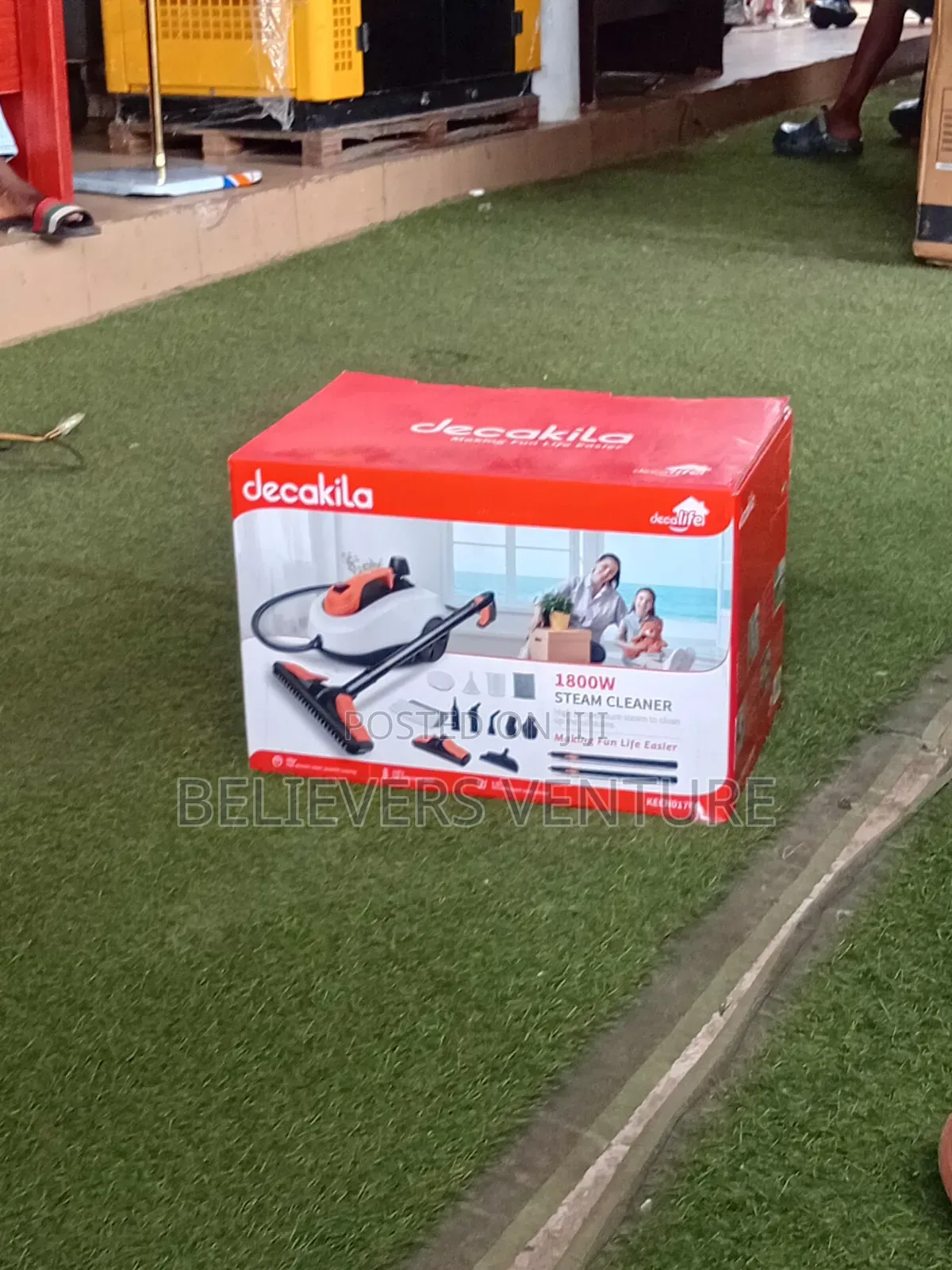 Powerful Handheld Steam Cleaner With Accessories