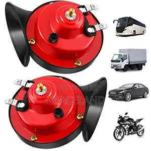 2x 300 Db Super Loud Horn Snail for Truck or Car
