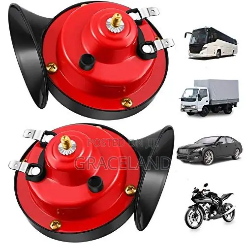 2x 300 Db Super Loud Horn Snail for Truck or Car