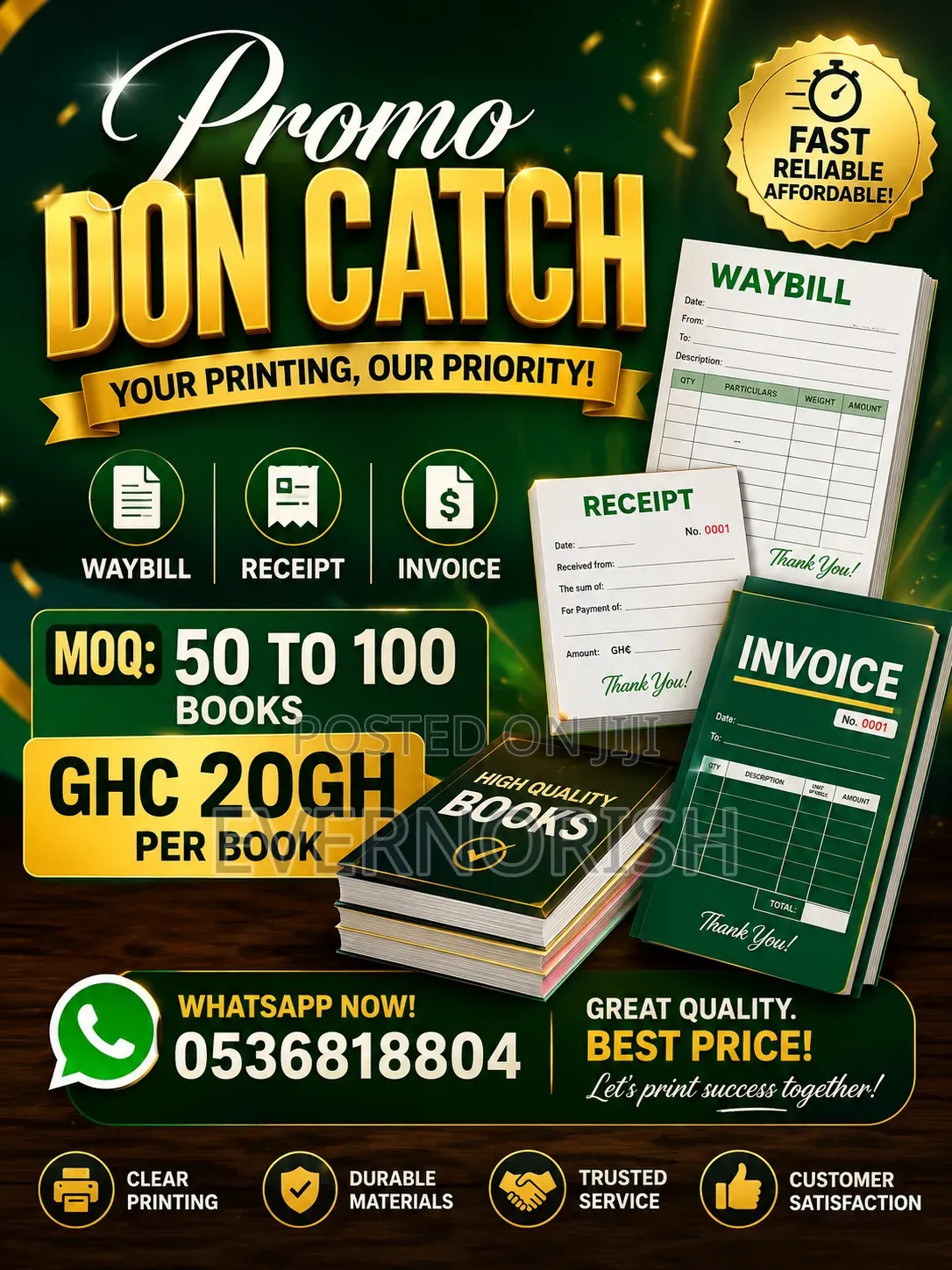 Receipt, Waybill, Invoice, Sales Book and More