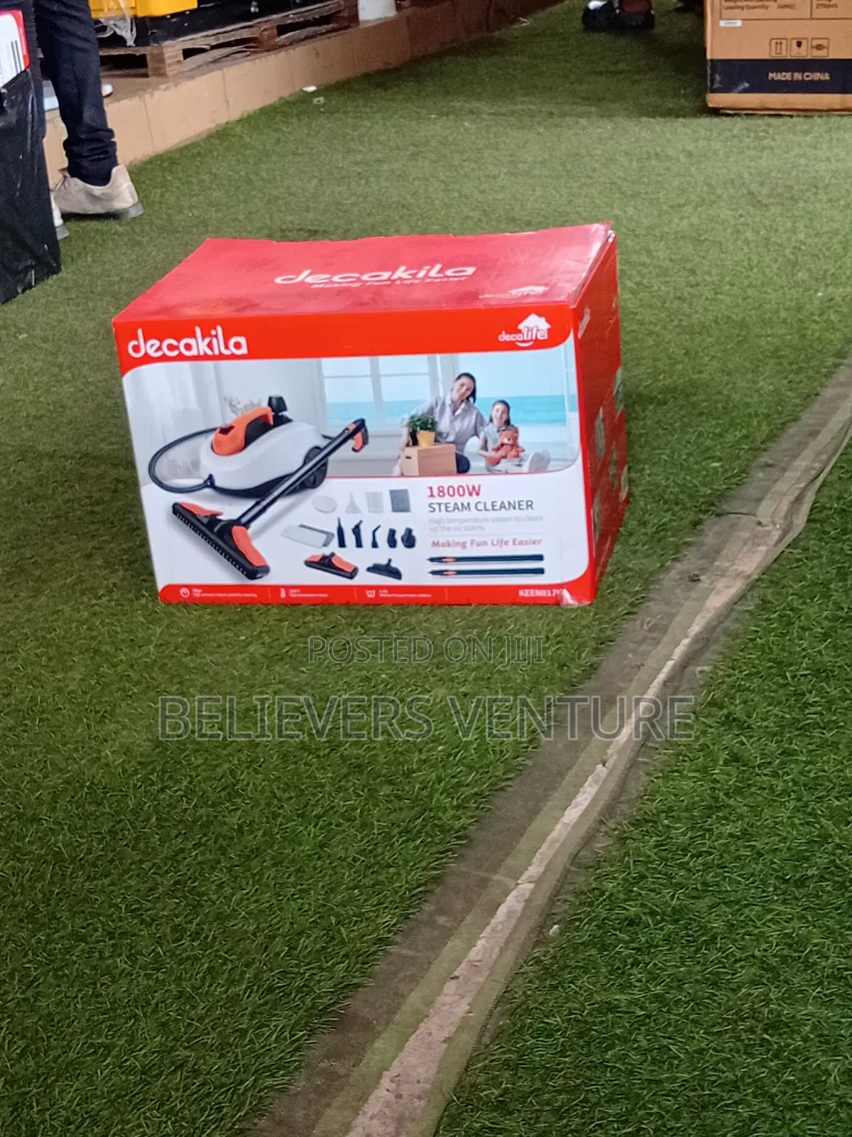 High-Power Steam Cleaner for Tiles, Glass Upholstery