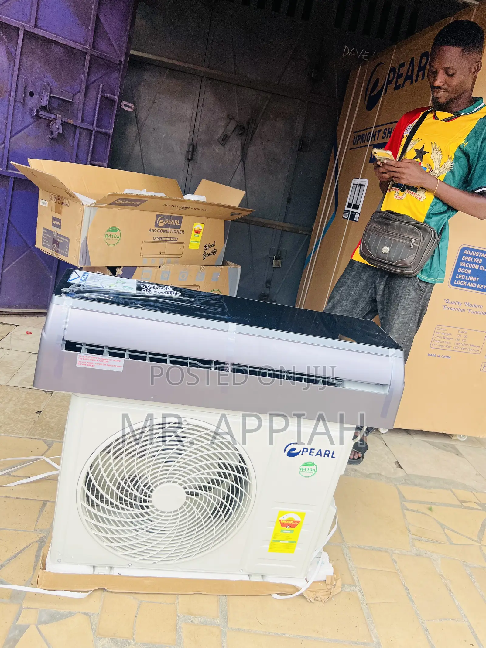Super Unique Pearl 2.0hp R32 Mirror Air Conditioner(Black) 