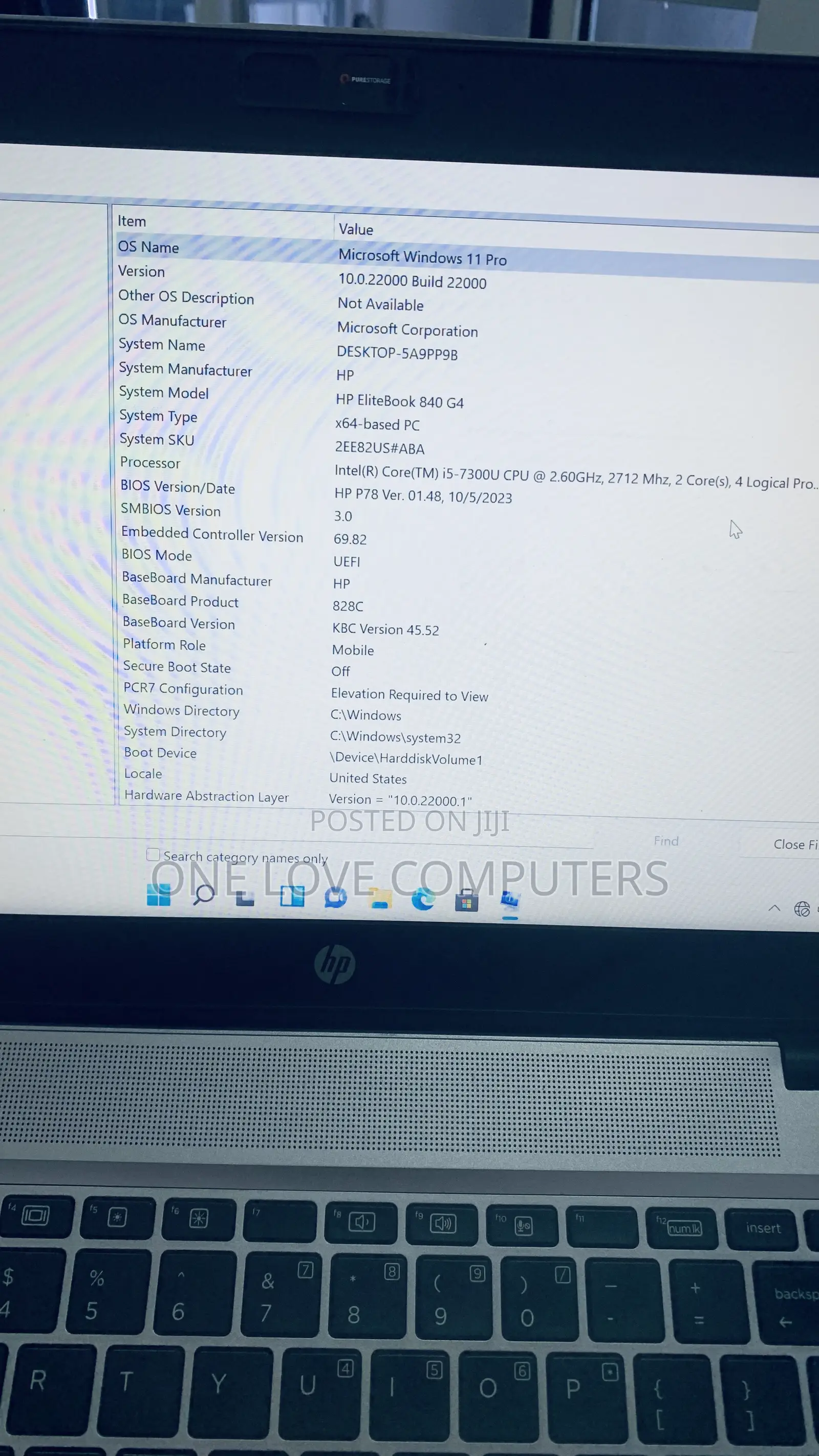 Laptop HP EliteBook 840 G3 8GB Intel Core i5 SSD 256GB