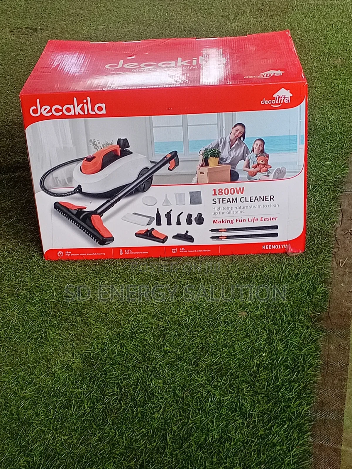 Decakila 1800w Multi-Purpose Steam Cleaning Machine