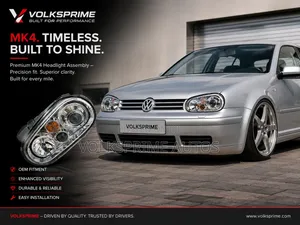 Halo Projector Headlight Fit Golf Mk4