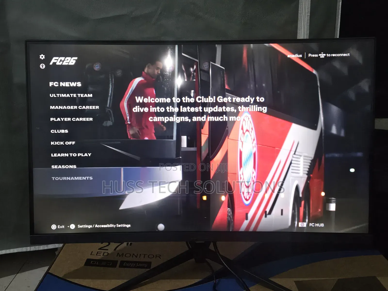 Lumixun Full Hd 27" 165hz Curved Screen Gaming Monitor
