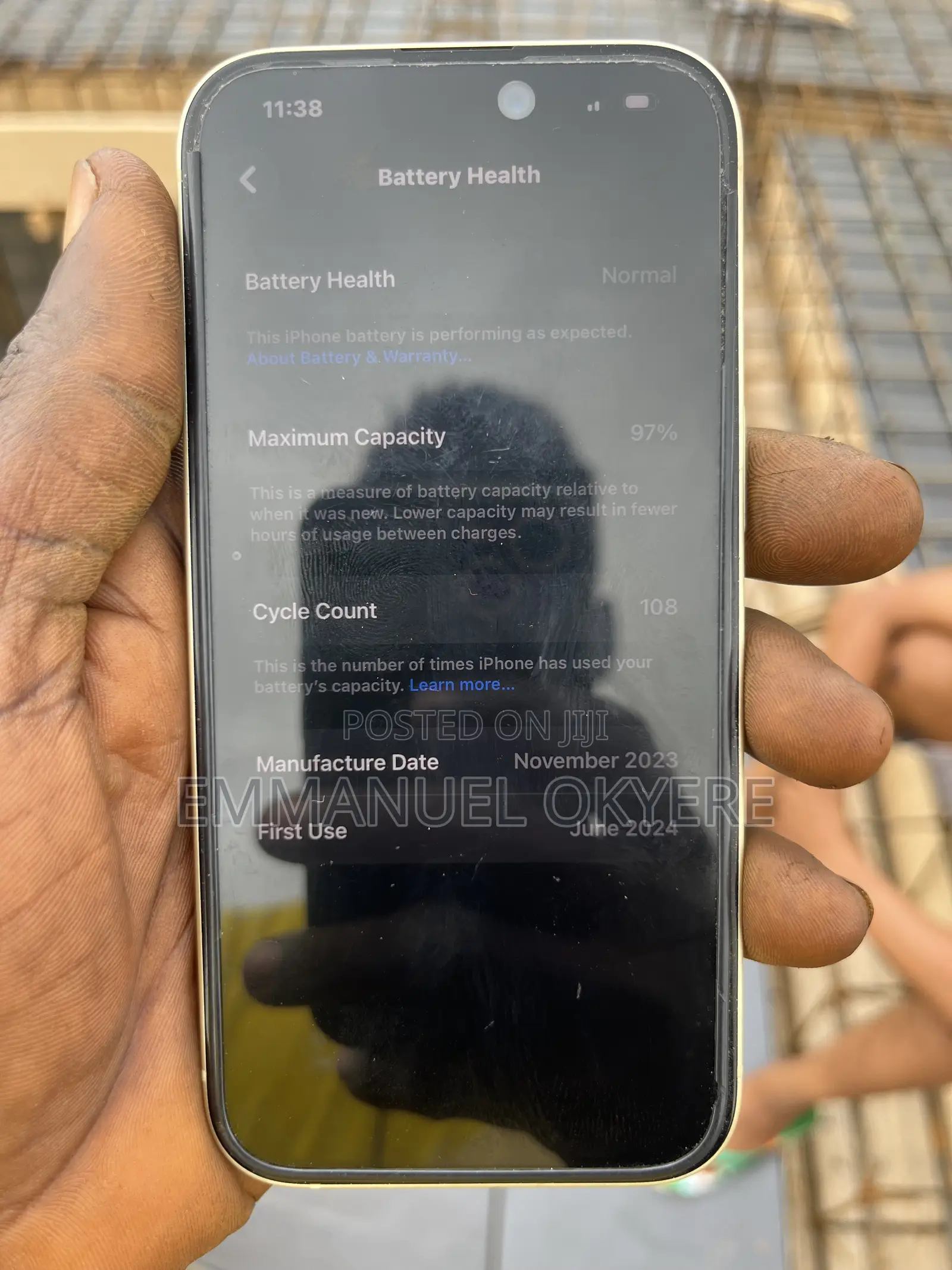 Apple iPhone 15 128 GB Yellow
