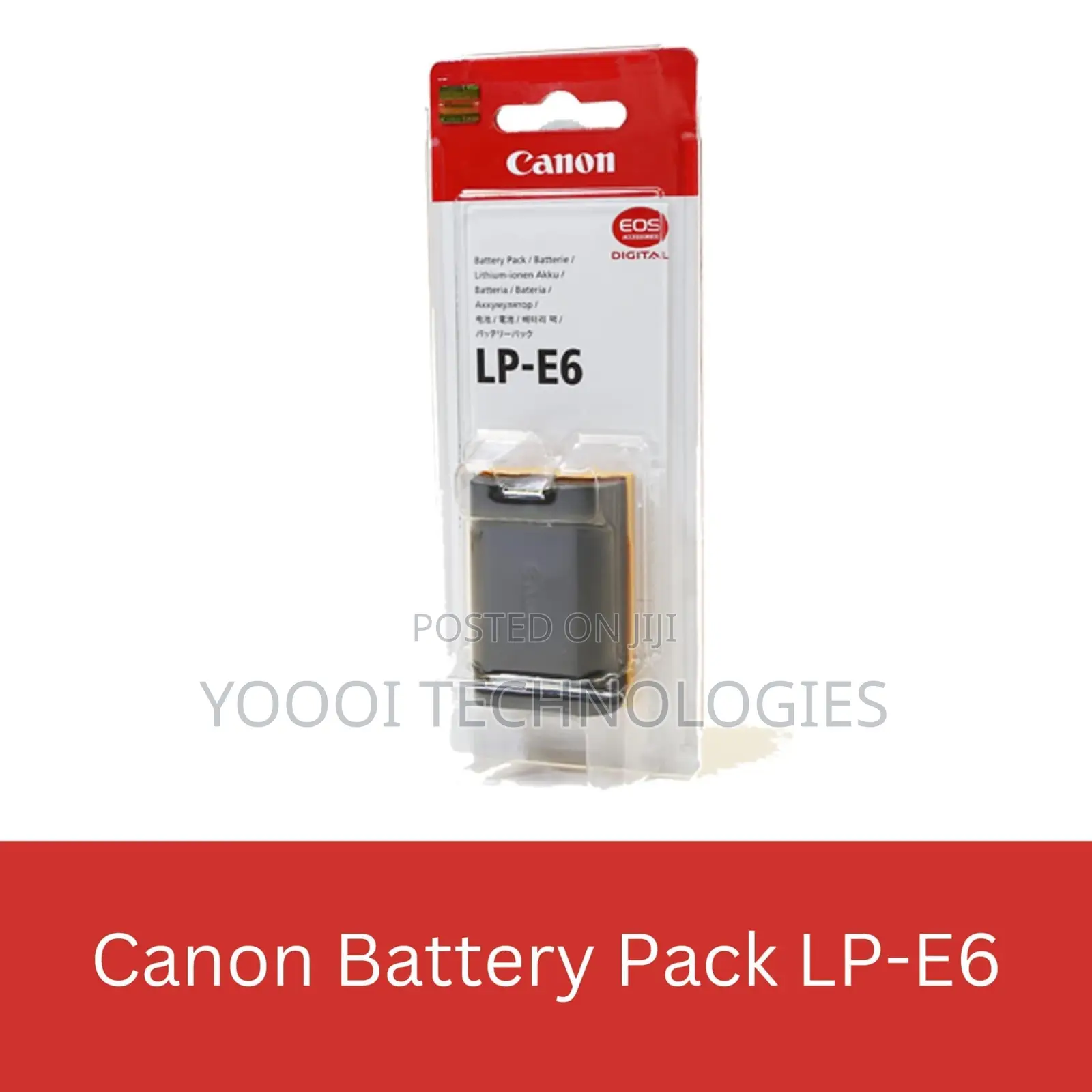 Canon Lpe6 Rechargeable Lithium-Ion Battery
