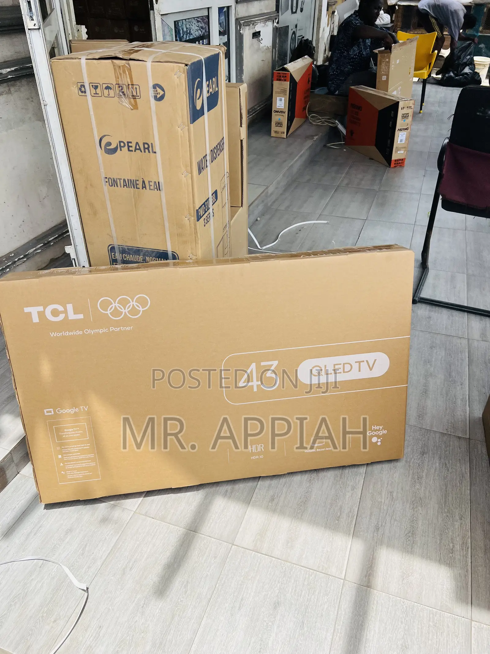 Super Original TCL 43 Inch Qled Smart Television(Black)