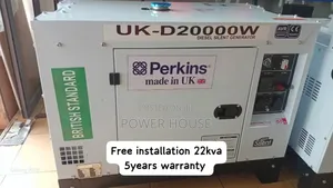 Perkins 22kva Silent Diesel Generator – High Performance, 22kva