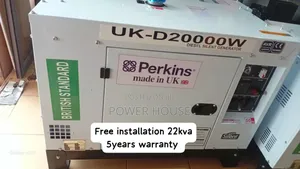 Brand New Perkins 22kva Diesel Generator– Built for Long Lasting Power