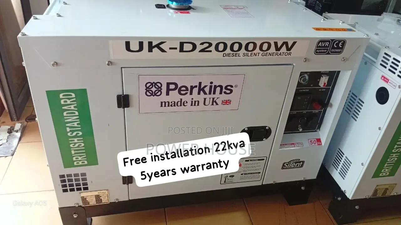 Affordable Perkins 22kva Generator – Available Now With Strong Engine