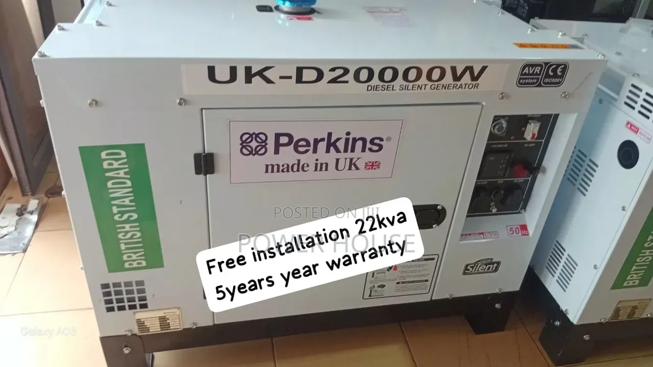 Top Quality Perkins 22kva Generator – Powerful, Durable Ready Now