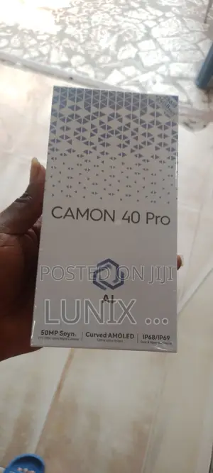 New Tecno Camon 40 Pro 5G 256 GB Black